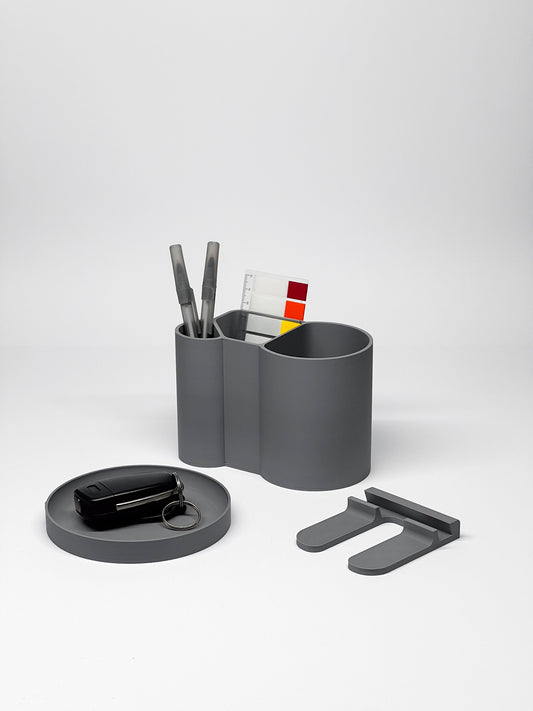 Zestaw | Organizer na klucze, Organizer biurkowy, Podstawka pod telefon